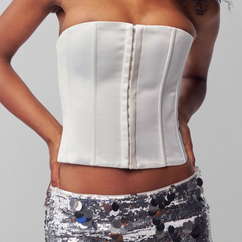 GUIZIO Satin Corset